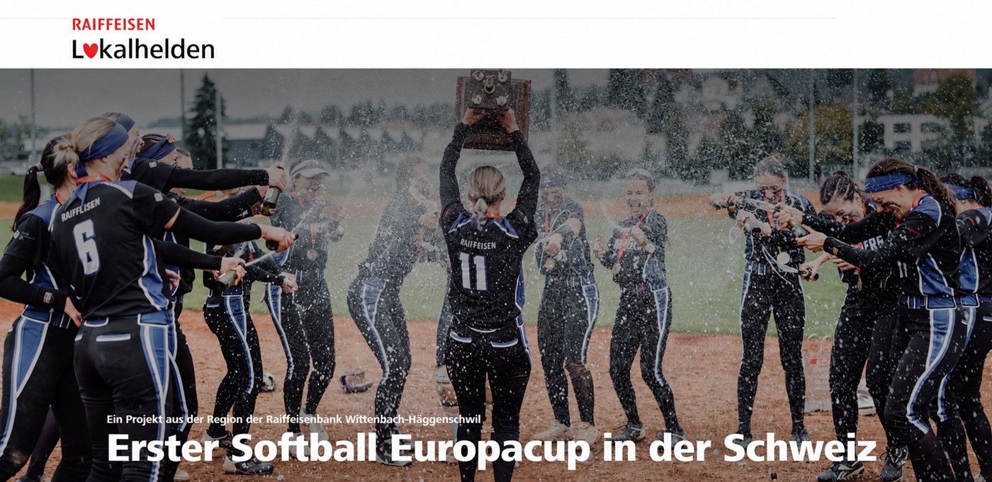 Raiffeisen unterstützt Europacup der Wittenbach Panthers